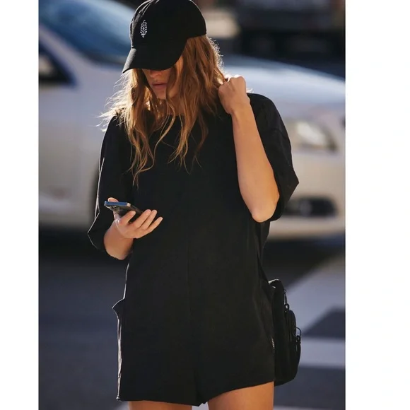 NEW Free People Movement Hot Shot Tee Romper - Picture 7 of 8